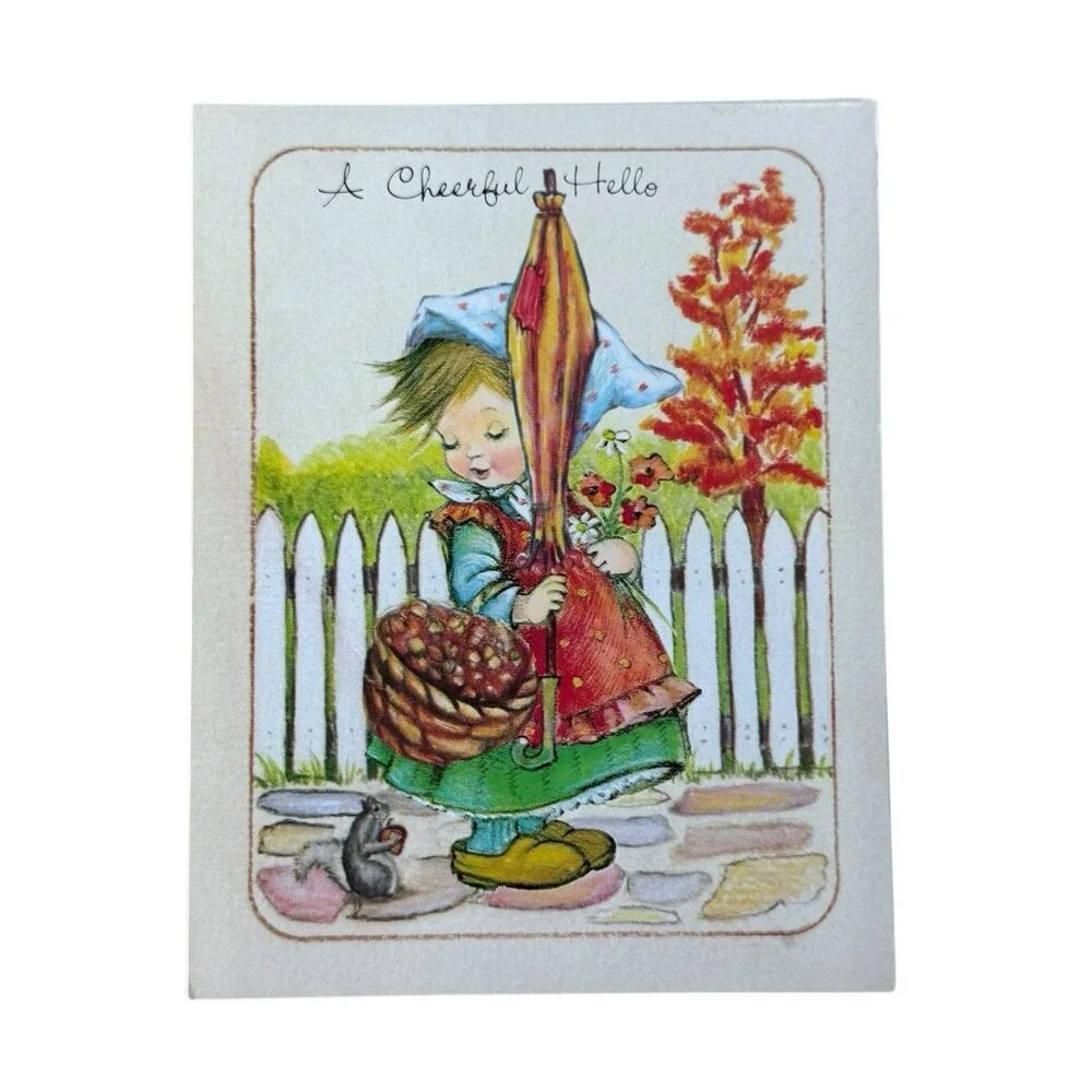 The Good Samaritans Little Helpers‎ A Cheerful Hello Greeting Card 1987 USA Made
